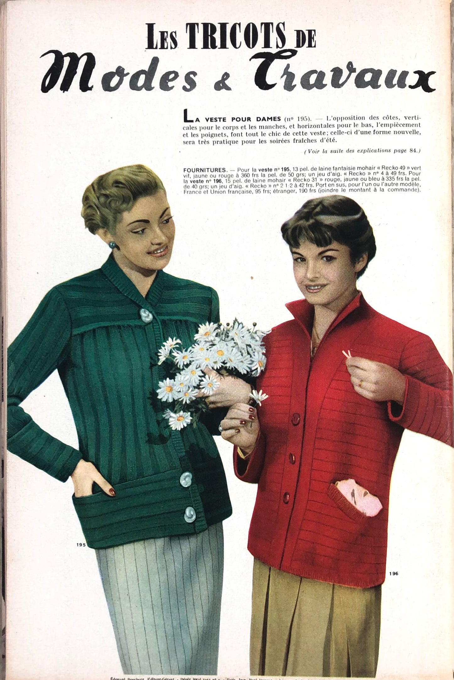 Modes et Travaux June 1951