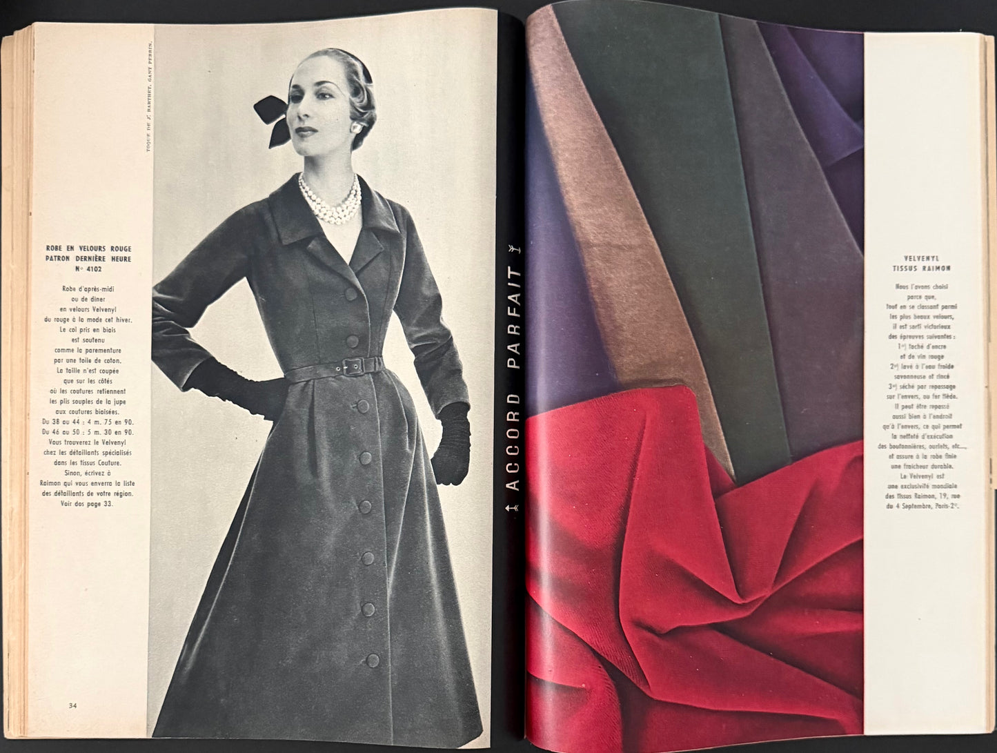 Jardin des Modes October 1954