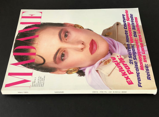Madame Germany March 1985 - Ines de La Fressange