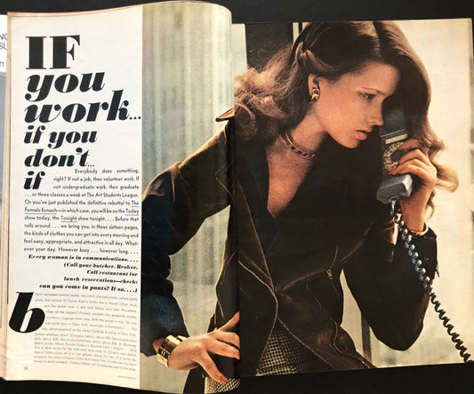 Vogue US February 15, 1972 - Gunilla Lindblad - Helmut Newton