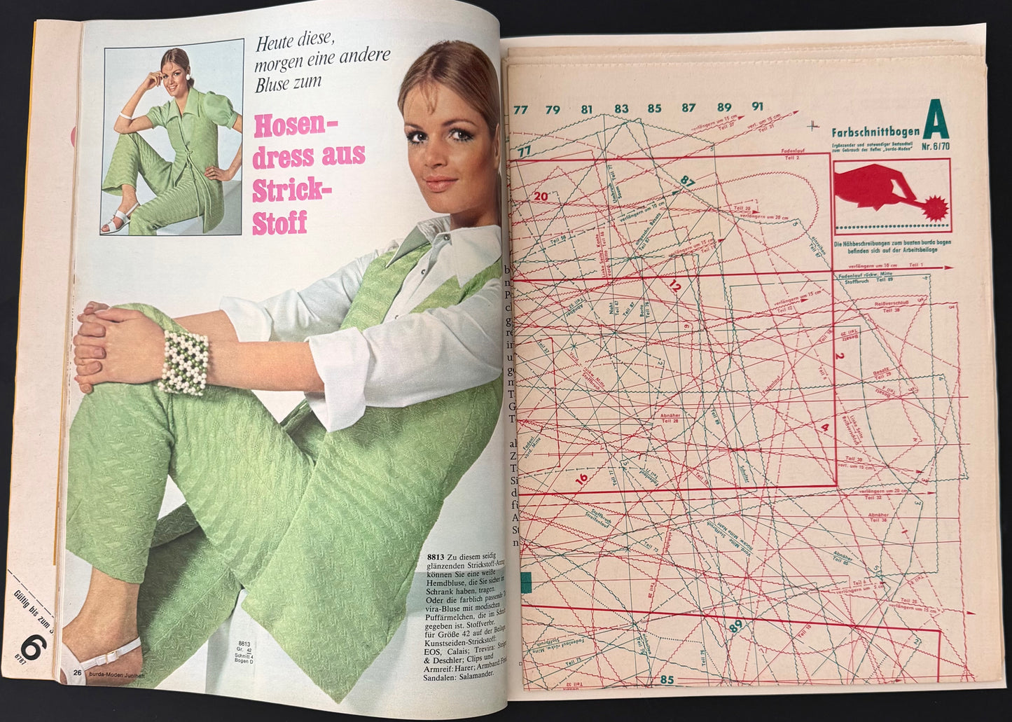Burda Moden June 1970