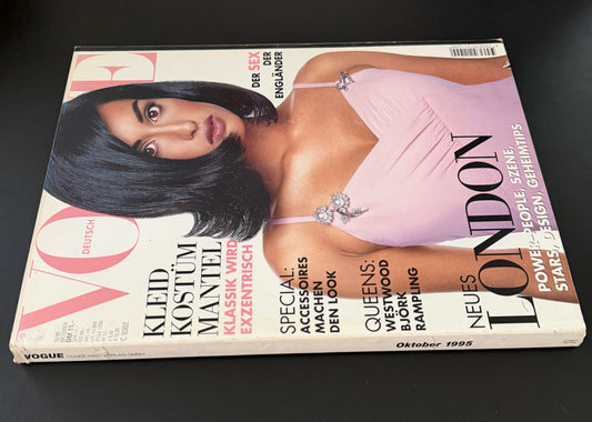 Vogue Germany October 1995 - Yasmeen Ghauri - Walter Chin