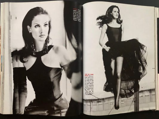 Vogue Paris March 1992 - Christy Turlington - Naomi Campbell