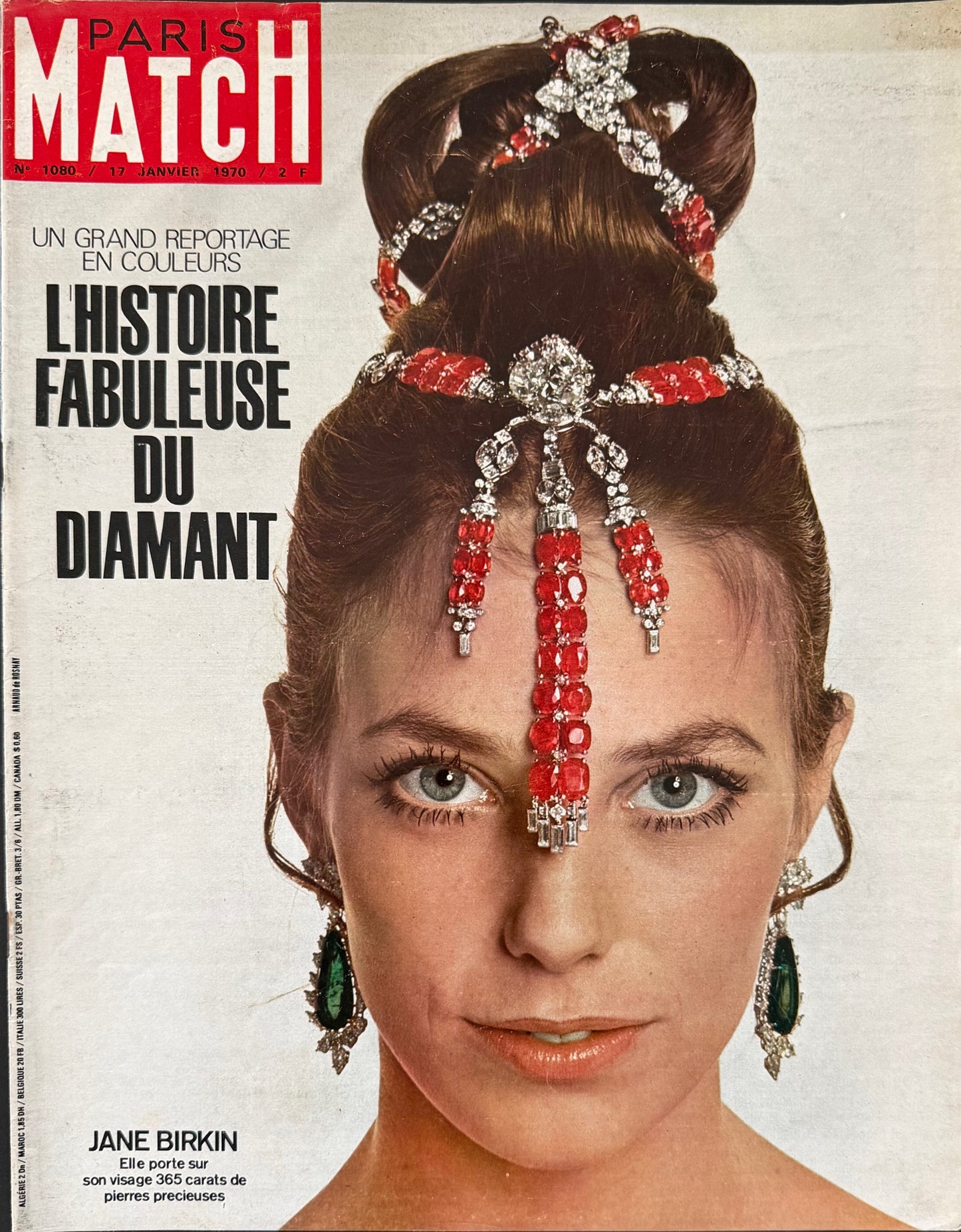 Paris Match 17 January 1970 - Jane Birkin