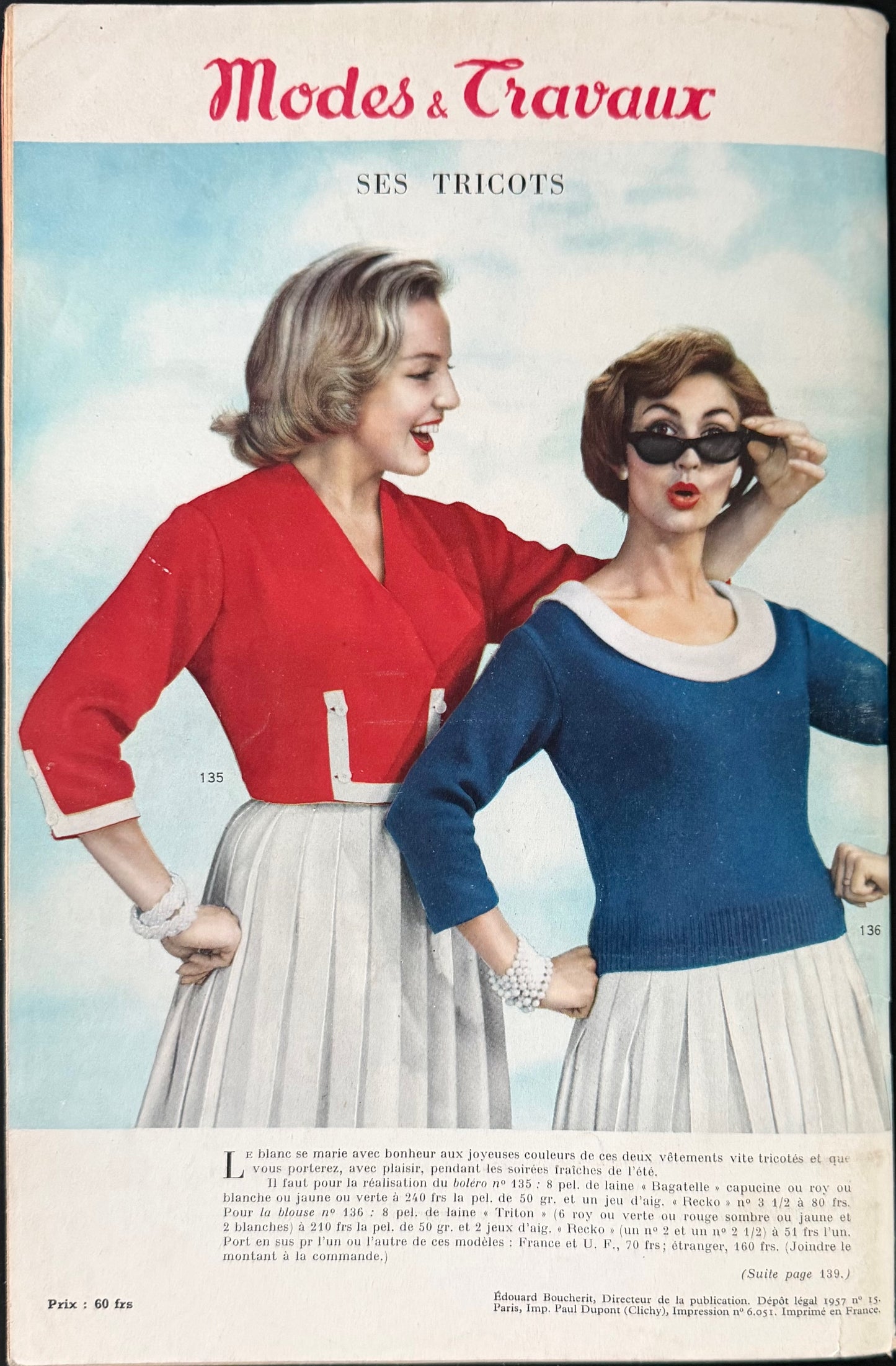 Modes et Travaux June 1957