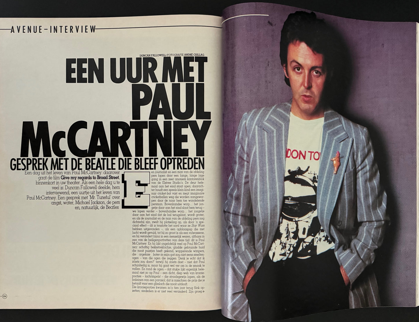 Avenue november 1984