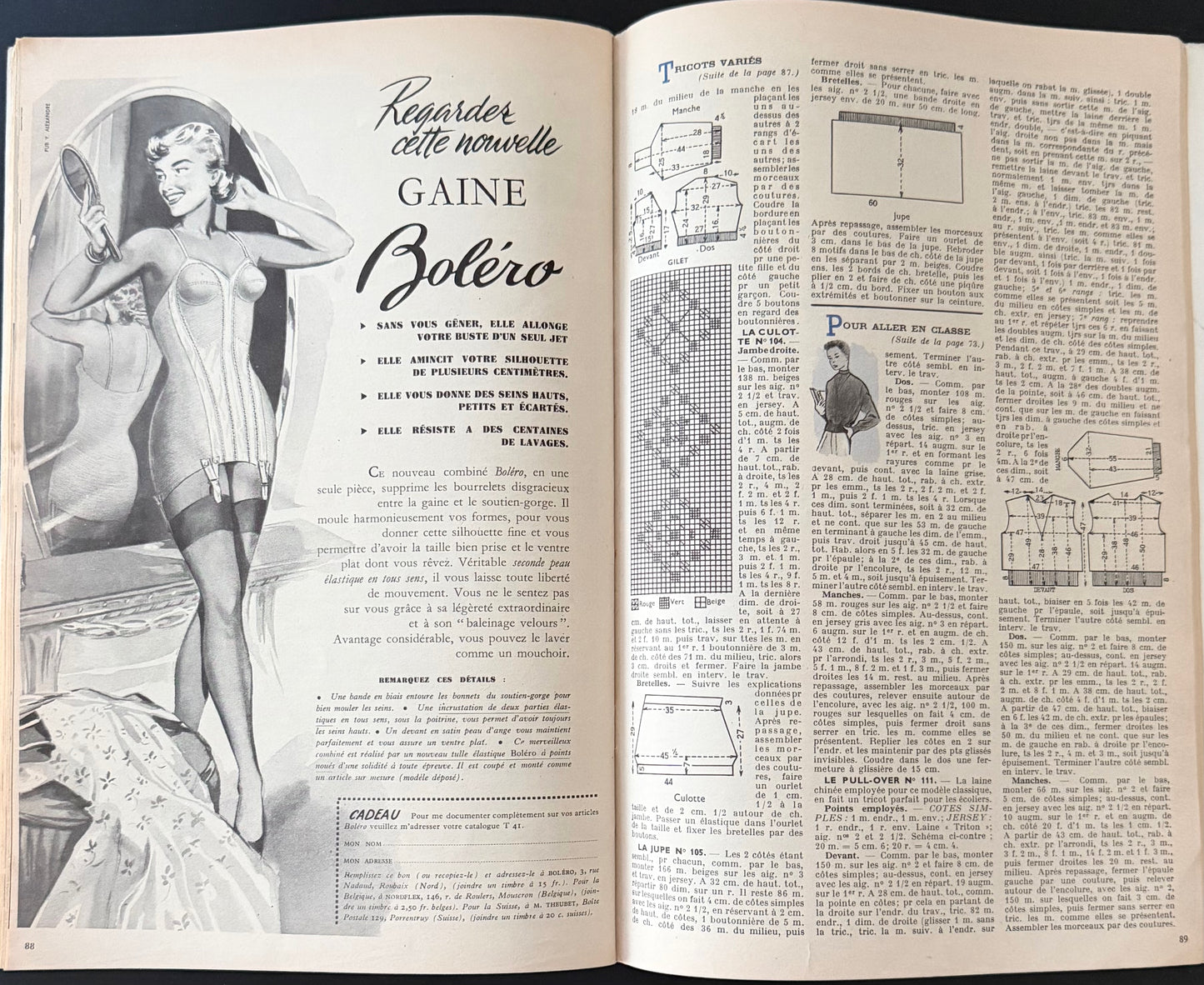 Modes et Travaux September 1955