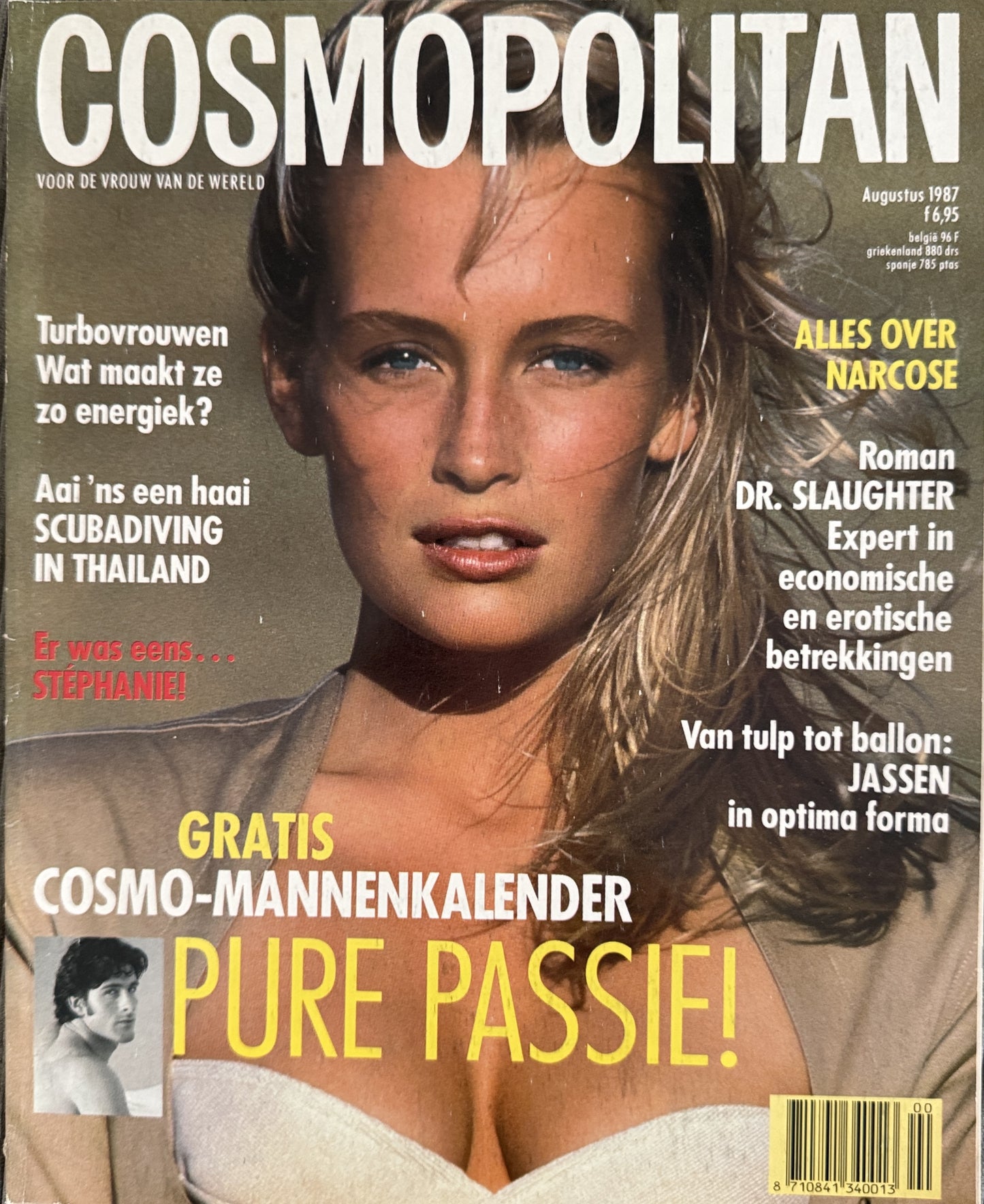 Cosmopolitan augustus 1987 - Estelle Lefébure