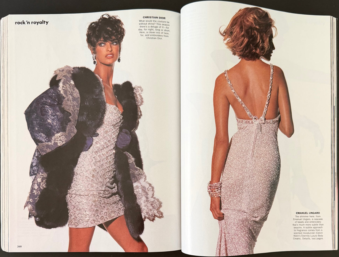 Vogue US October 1990 - Cindy Crawford - Patrick Demarchelier