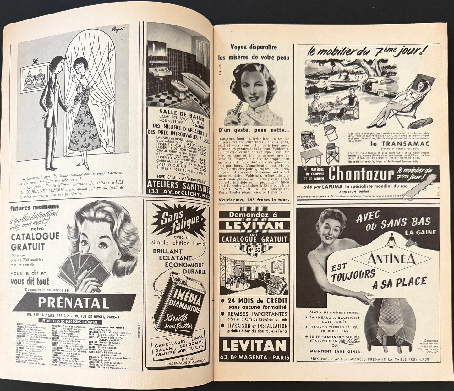 Modes et Travaux April 1955