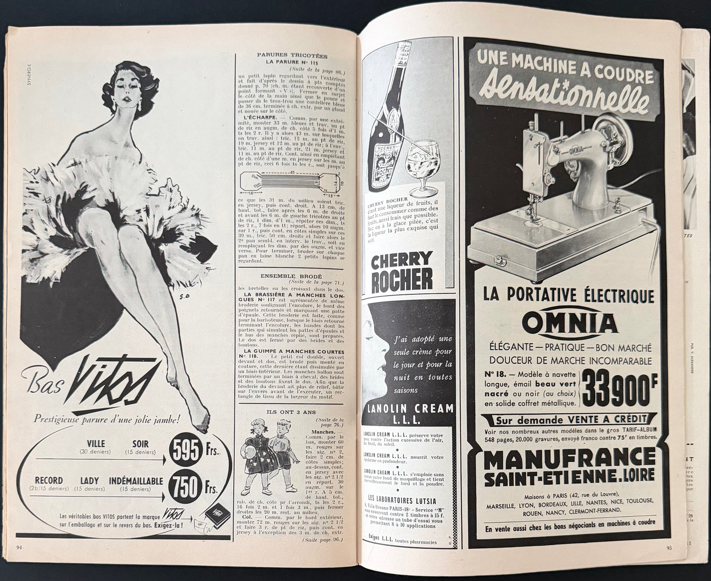 Modes et Travaux February 1954