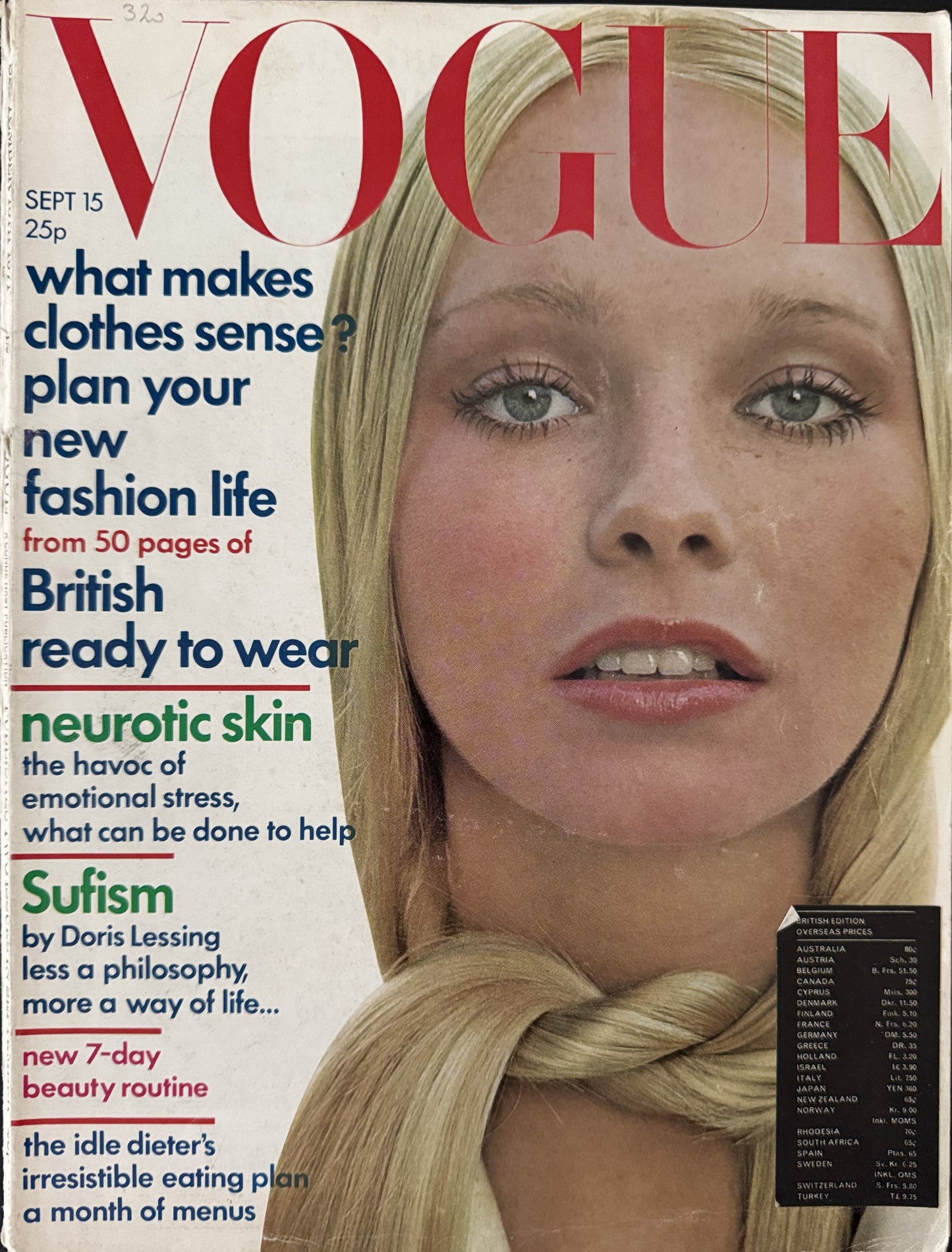 Vogue UK September 15, 1971 - Maudie James