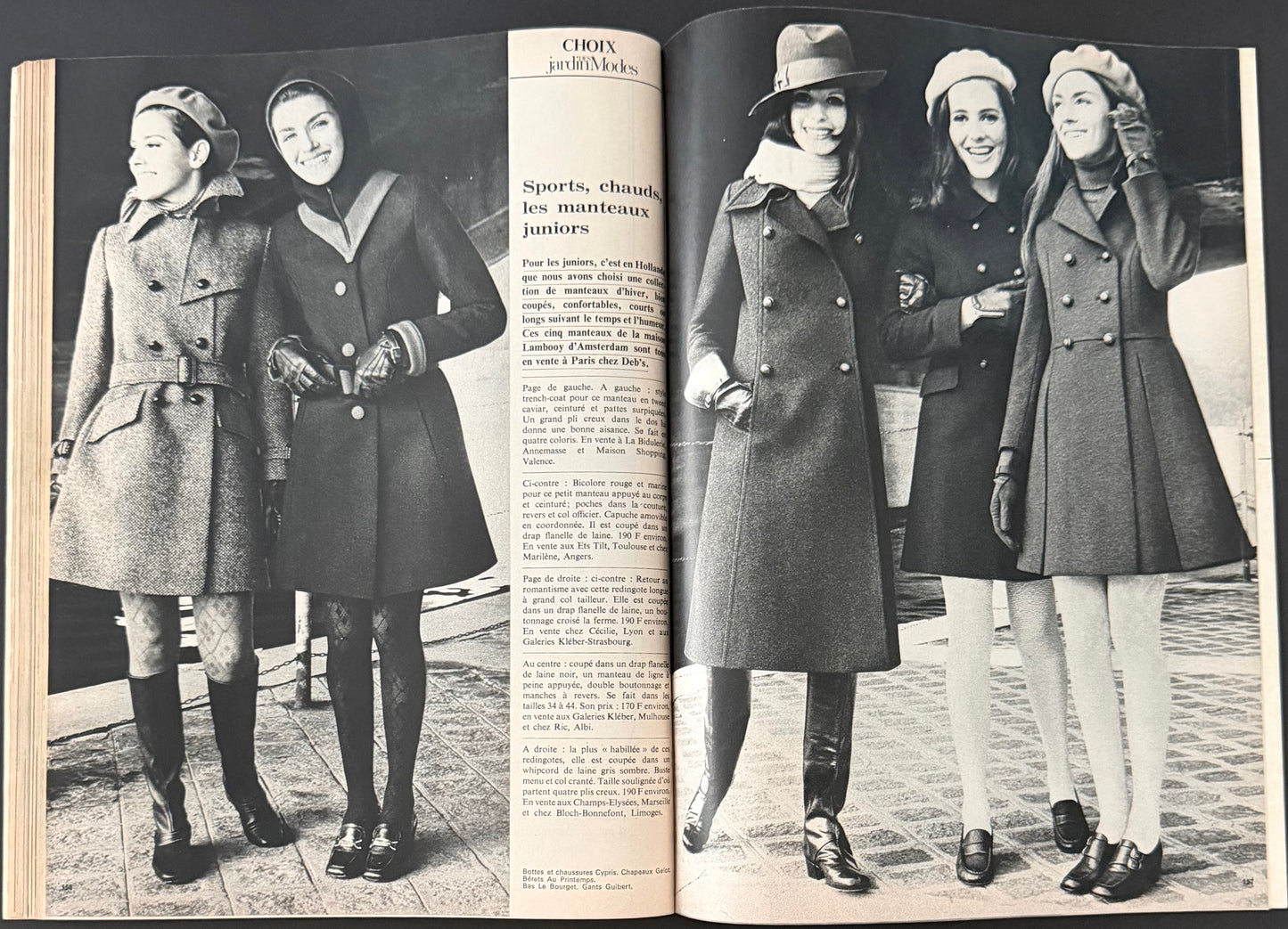 Jardin des Modes October 1968