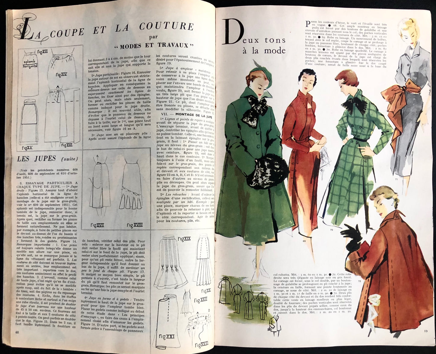 Modes et Travaux November 1951