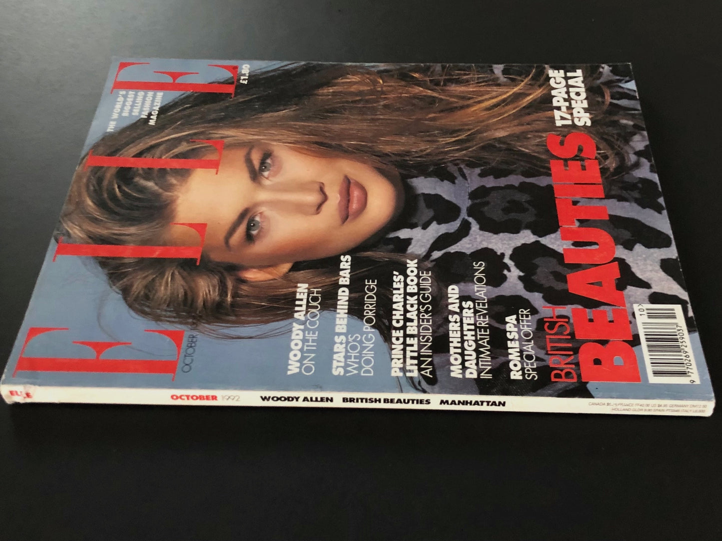 ELLE UK October 1992 - Basia Milewicz