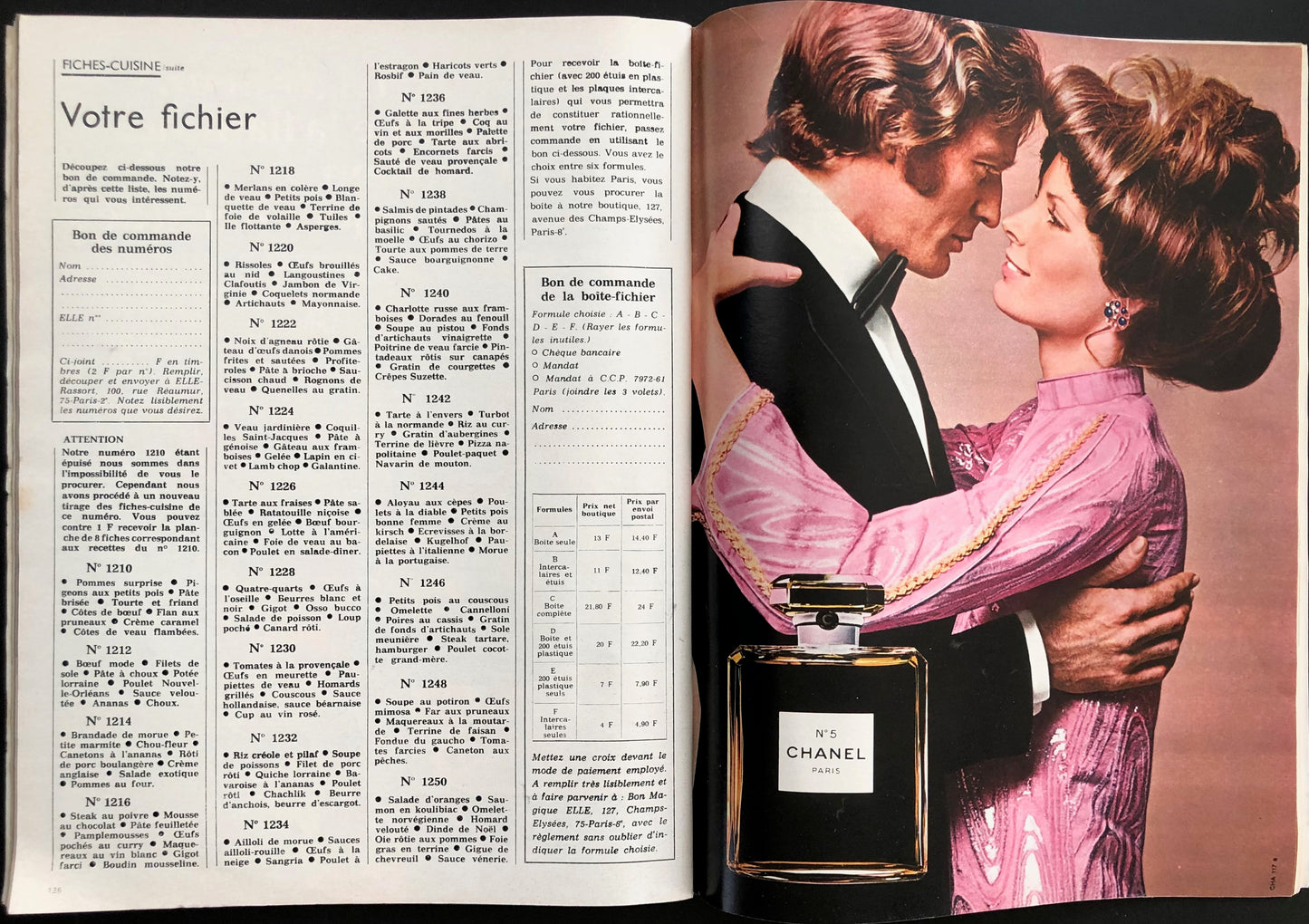 French ELLE 15 December 1969