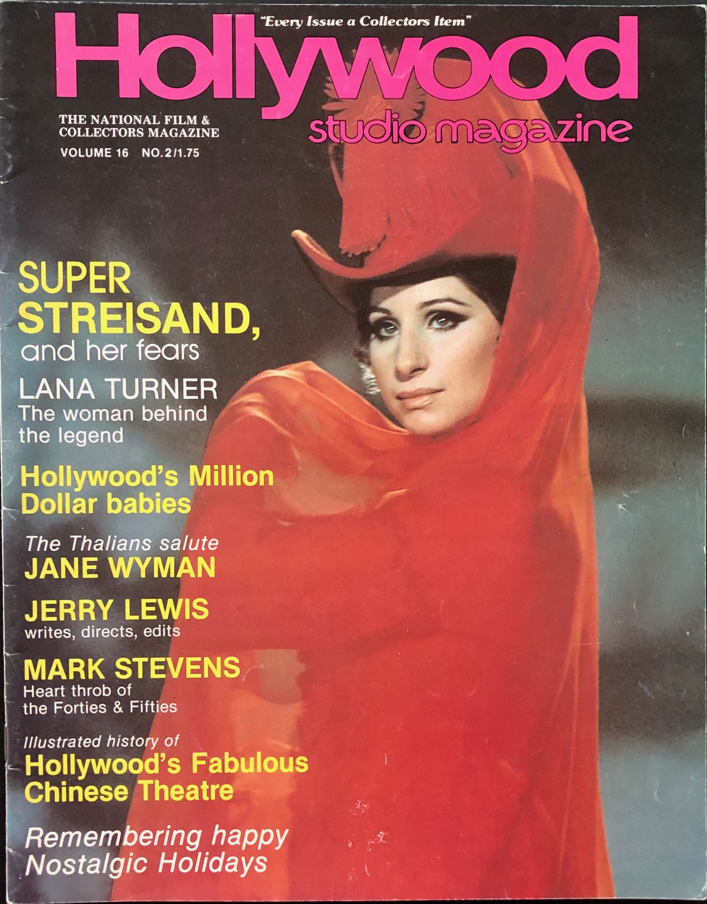 Hollywood Studio Magazine December 1982 - Barbra Streisand