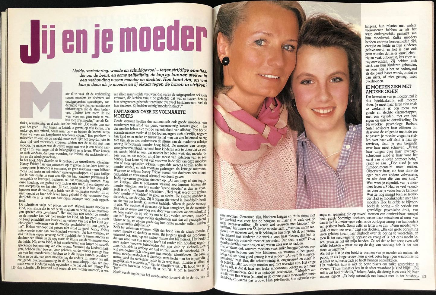 Cosmopolitan april 1985 - Louise Vyent