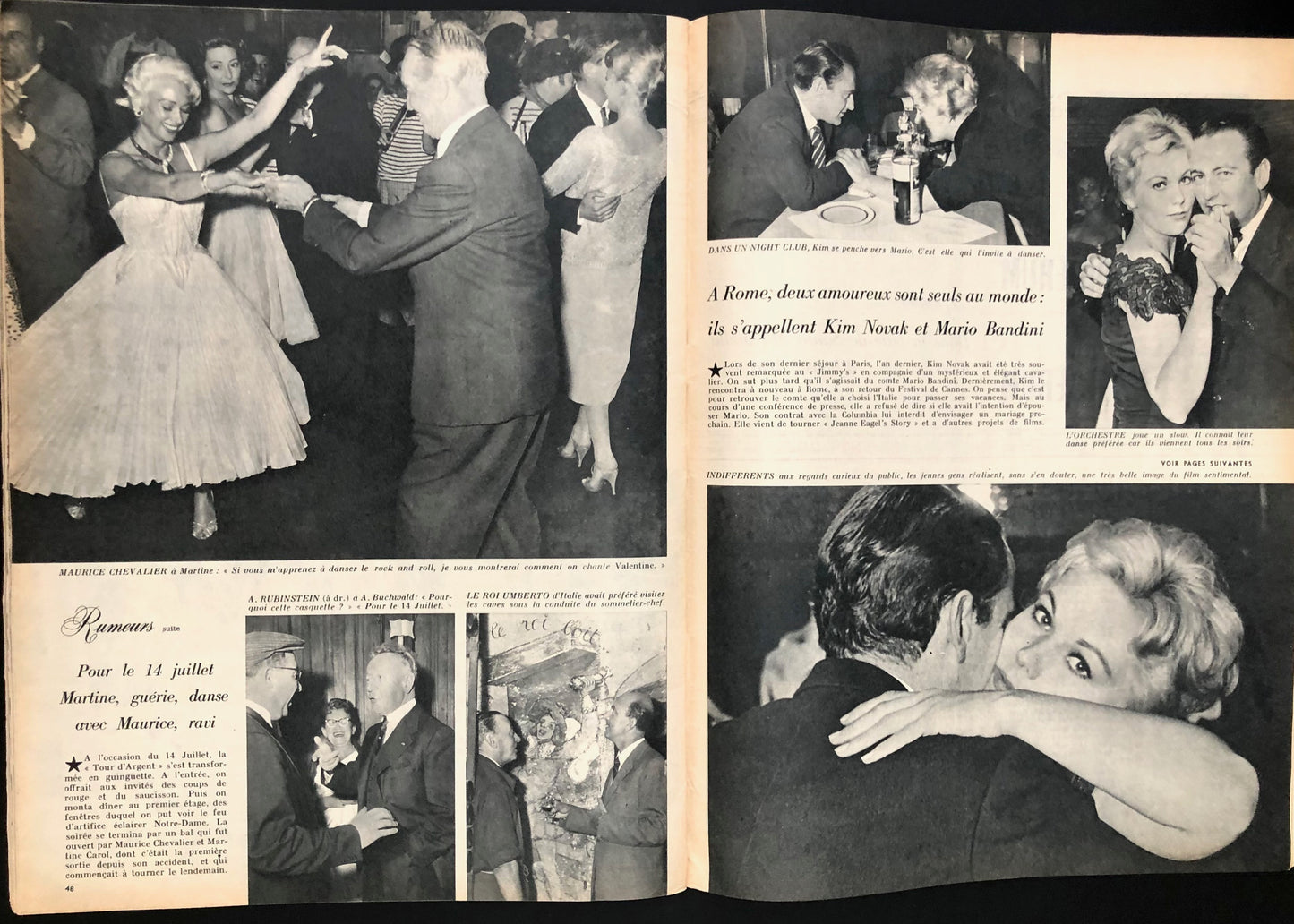 Jours de France 27 July 1957 - Audrey Hepburn - Mel Ferrer