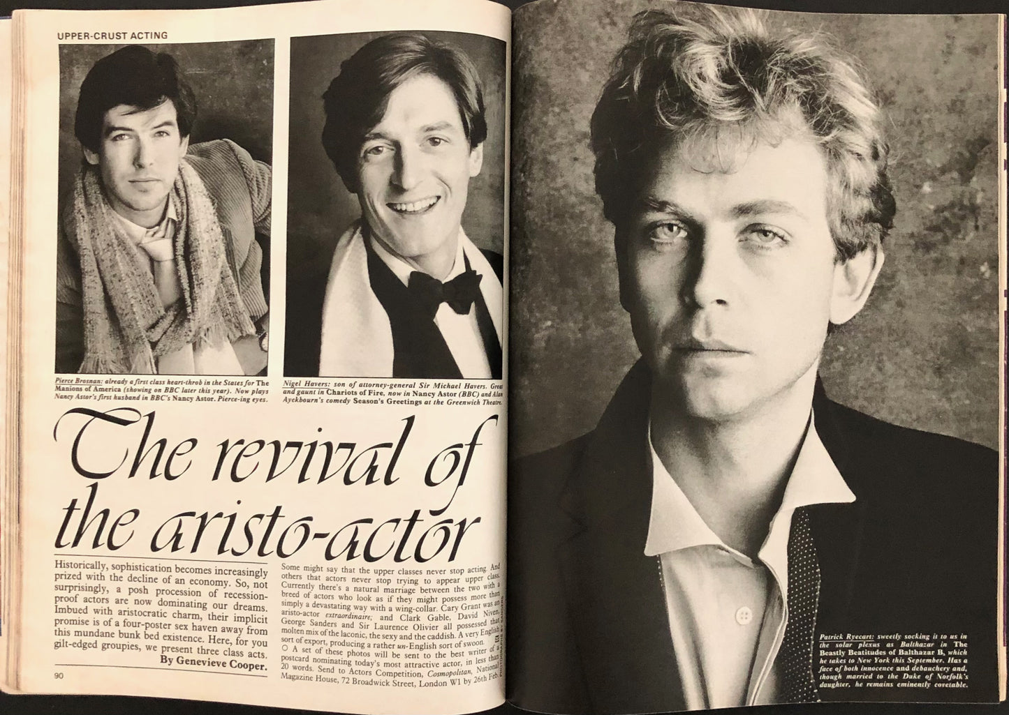 Cosmopolitan UK February 1982 - Goldie Hawn by Denis Piel