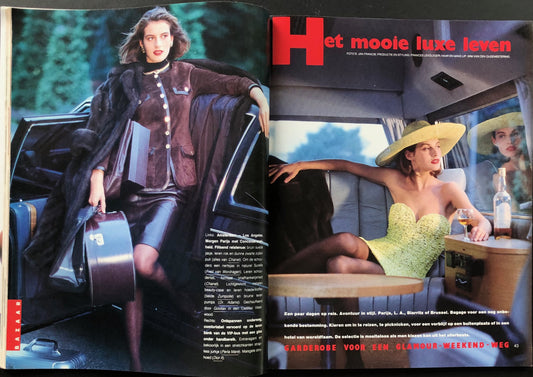 Harper's Bazaar januari/februari 1989 - Stephanie Seymour