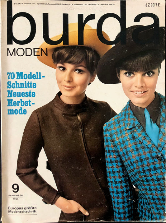 Burda Moden September 1967
