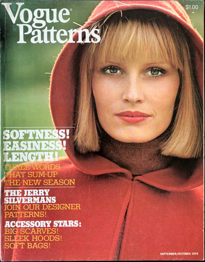 Vogue Pattern Book/Vogue Patterns September-October 1974