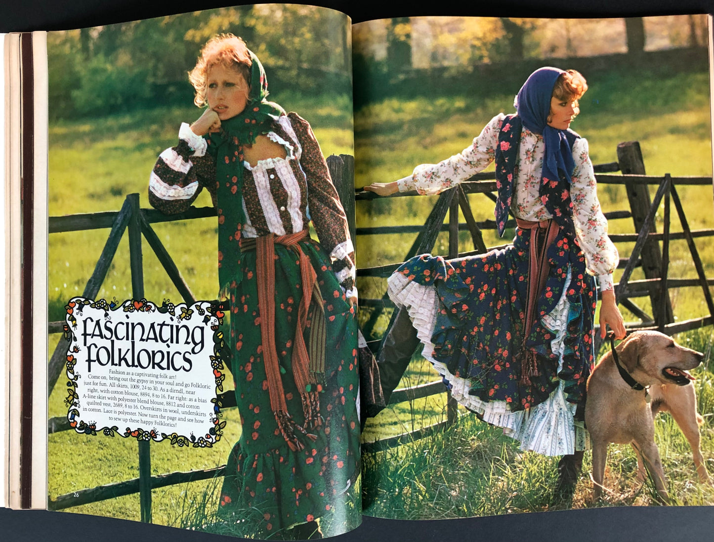 Vogue Pattern Book/Vogue Patterns September-October 1974