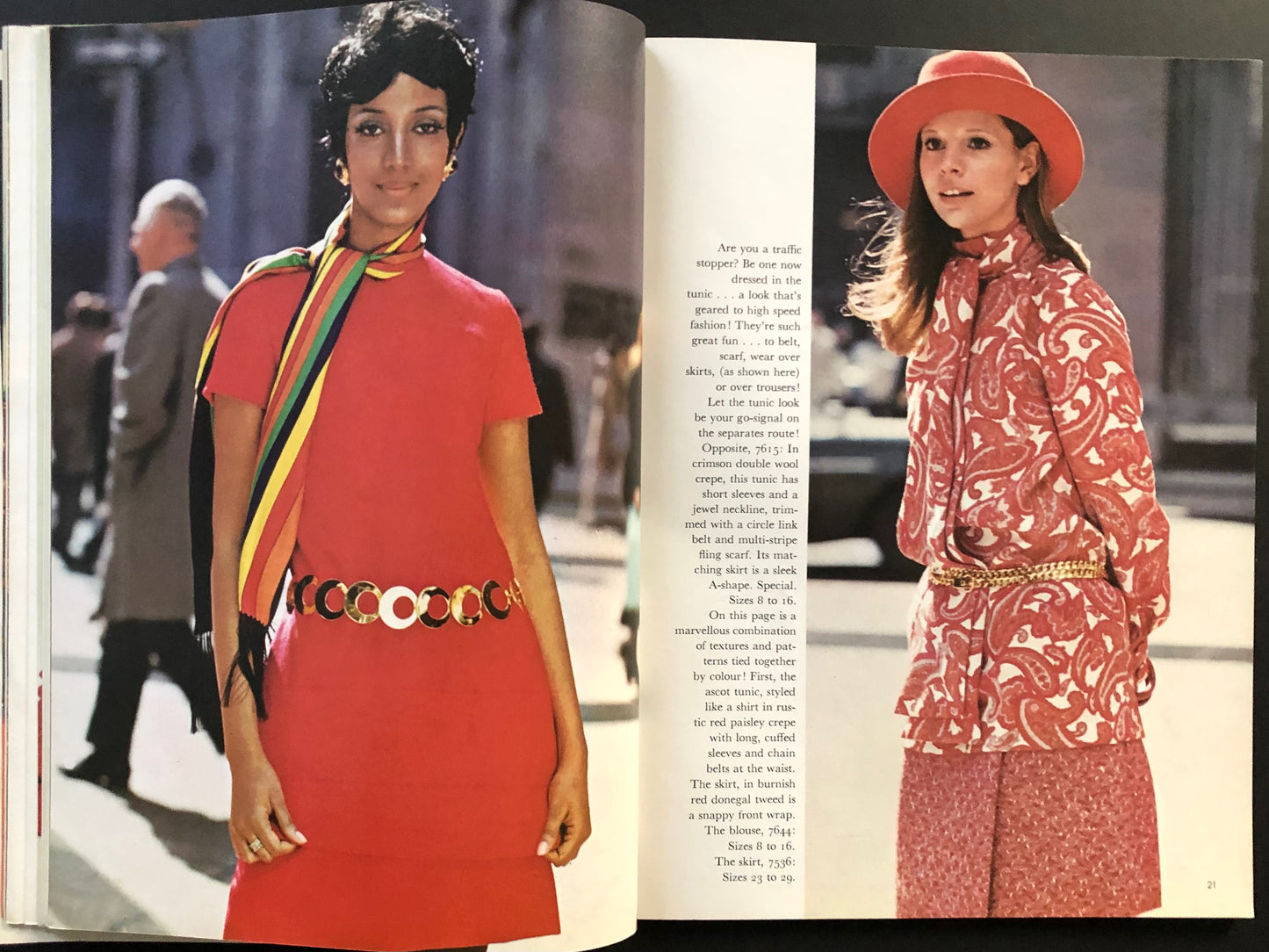 Vogue Pattern Book/Vogue Patterns Early Autumn 1969