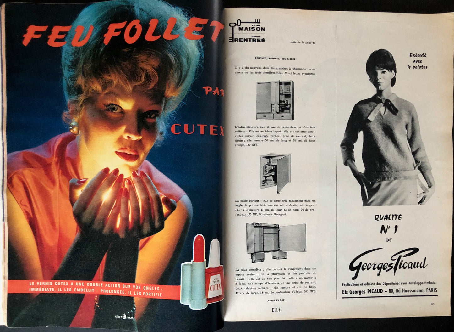 ELLE France 15 September 1961