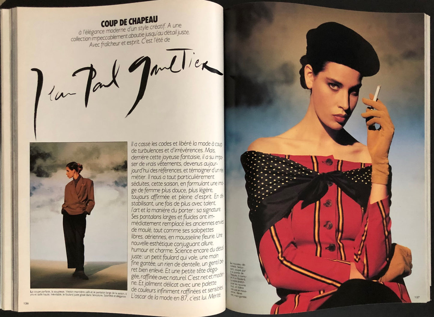 Marie Claire Bis Spring/Summer 1988 - Veronica Webb - Jean Paul Gaultier