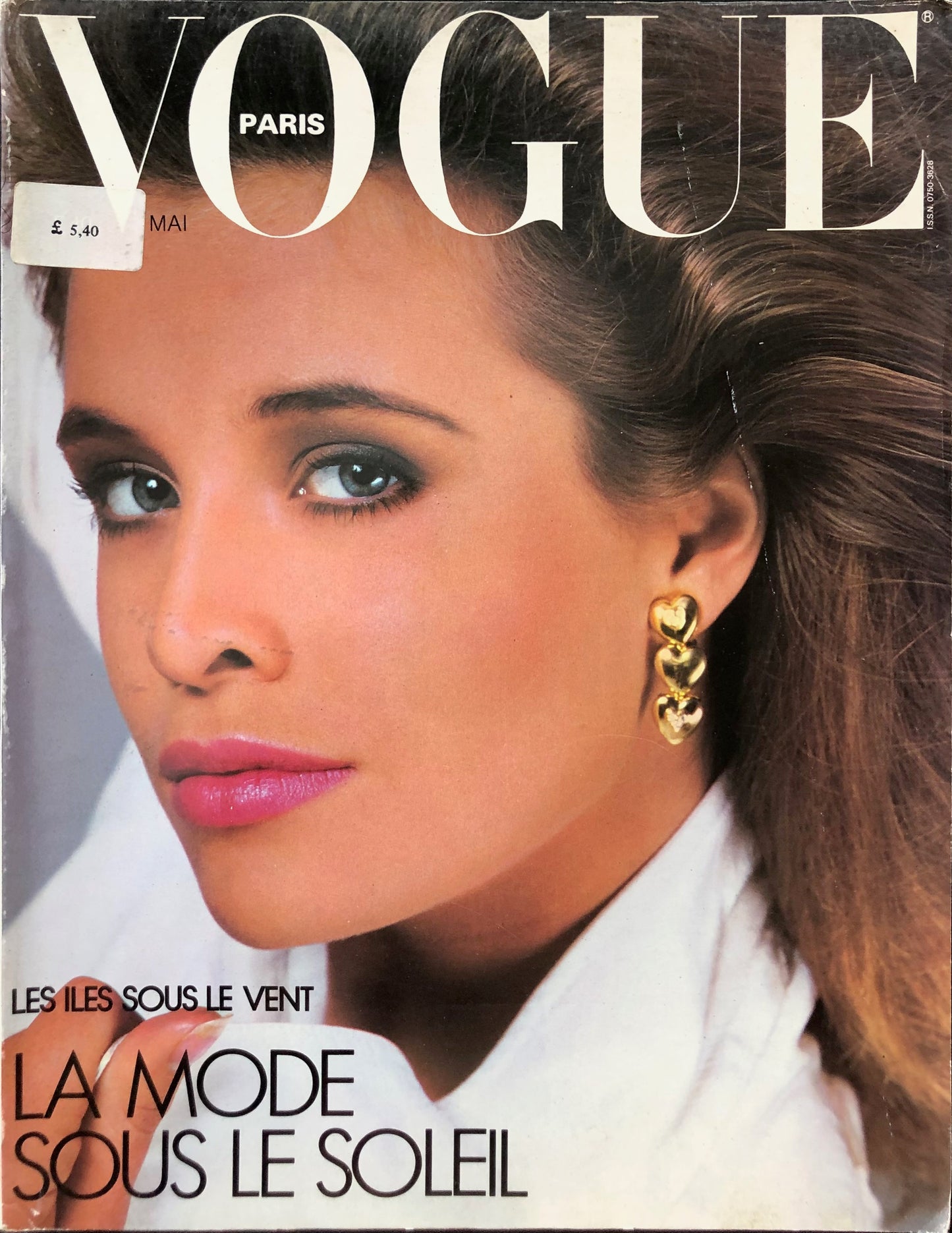 Vogue Paris May 1986 - Frederique van der Wal