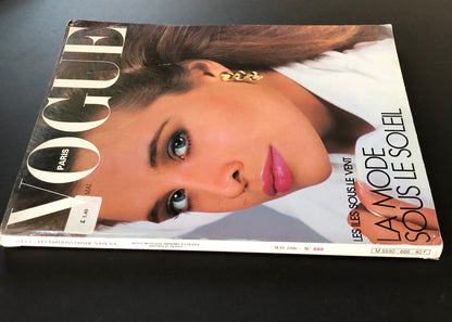 Vogue Paris May 1986 - Frederique van der Wal