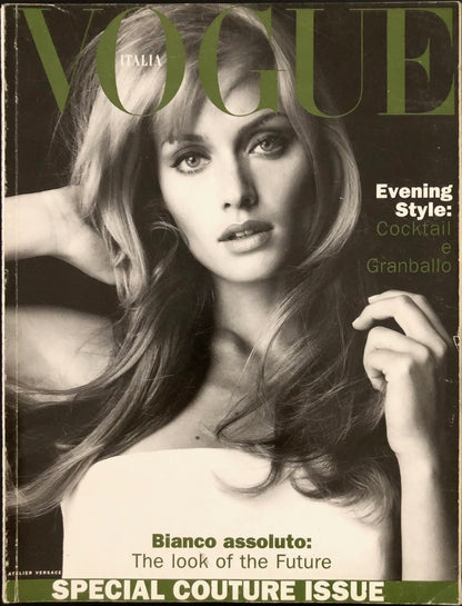 Vogue Italia September 1995 - Amber Valletta - Alta Moda supplement to Vogue Italia No. 541