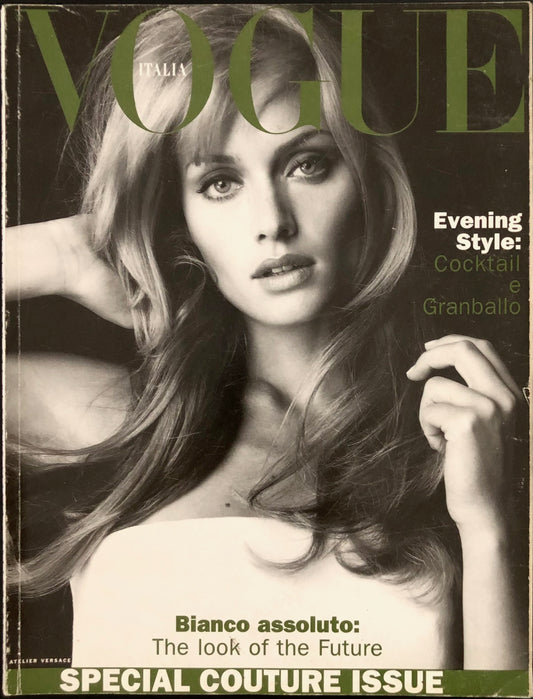 Vogue Italia September 1995 - Amber Valletta - Alta Moda supplement to Vogue Italia No. 541