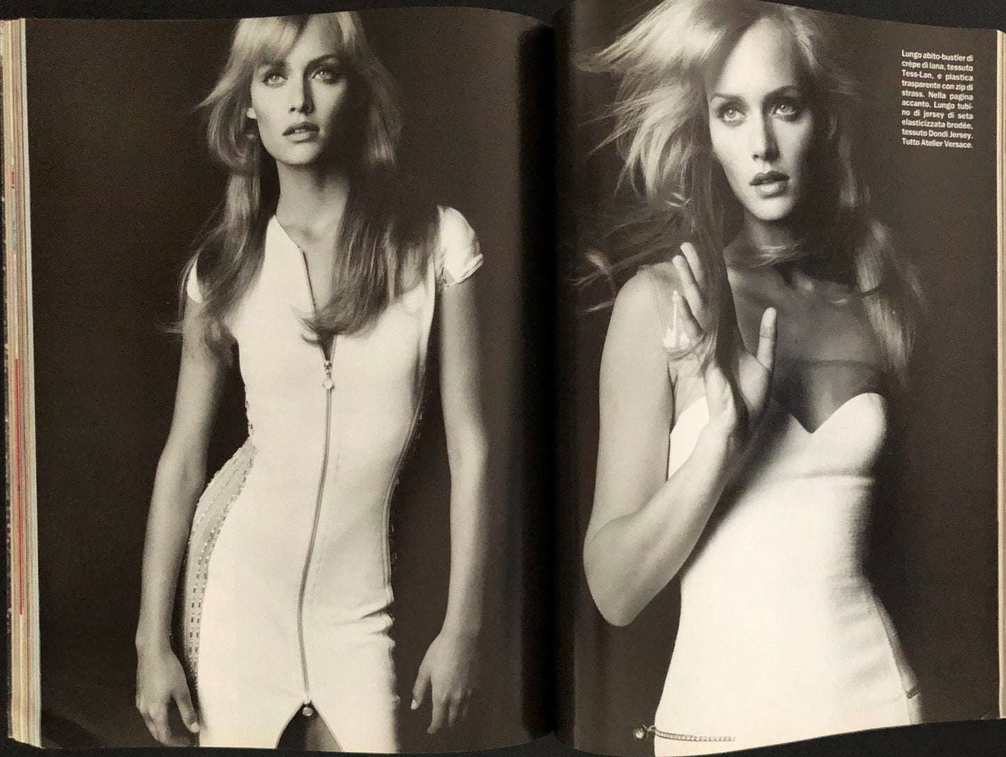 Vogue Italia September 1995 - Amber Valletta - Alta Moda supplement to Vogue Italia No. 541
