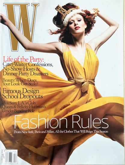 W December 2005 - Karen Elson