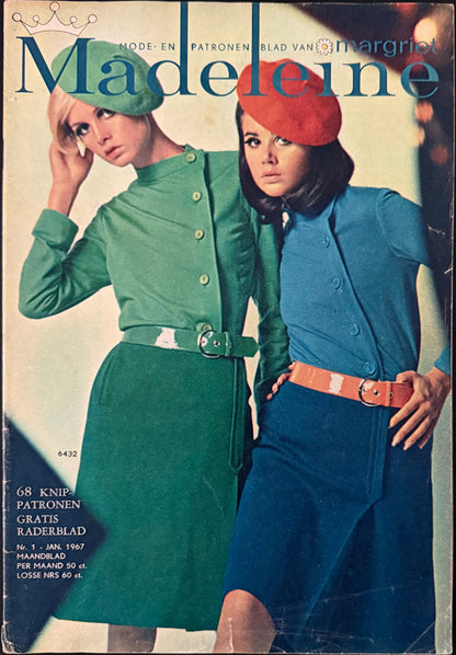 Madeleine januari 1967 - Twiggy - Colleen Corby