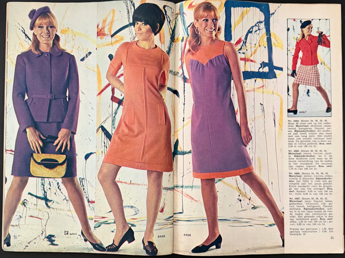 Madeleine januari 1967 - Twiggy - Colleen Corby