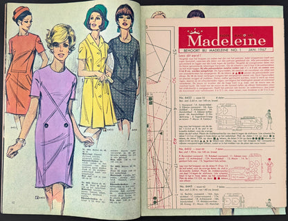 Madeleine januari 1967 - Twiggy - Colleen Corby