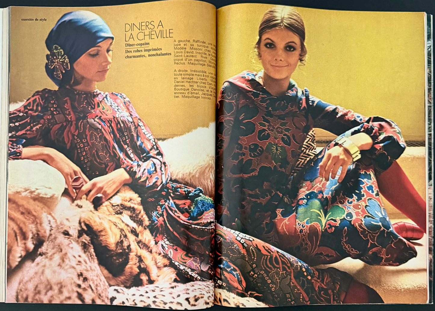 Jardin des Modes October 1970