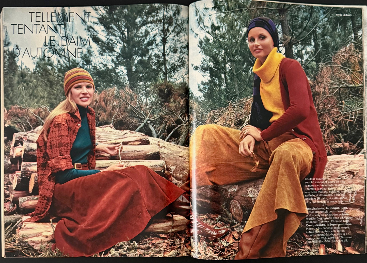 Jardin des Modes October 1970