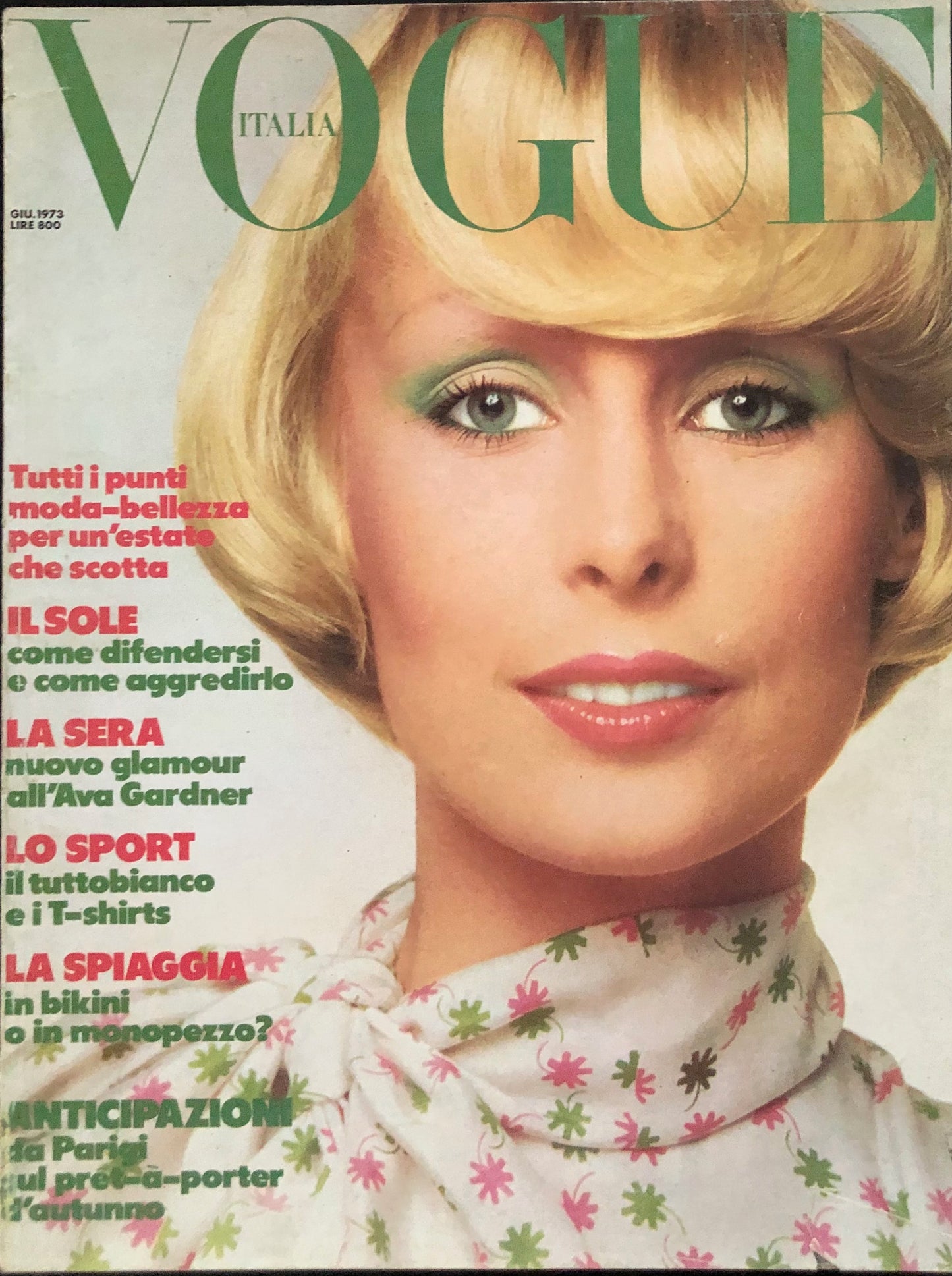 Vogue Italia June 1973 - Barry Lategan - Guy Bourdin