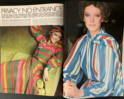 Vogue Italia June 1973 - Barry Lategan - Guy Bourdin