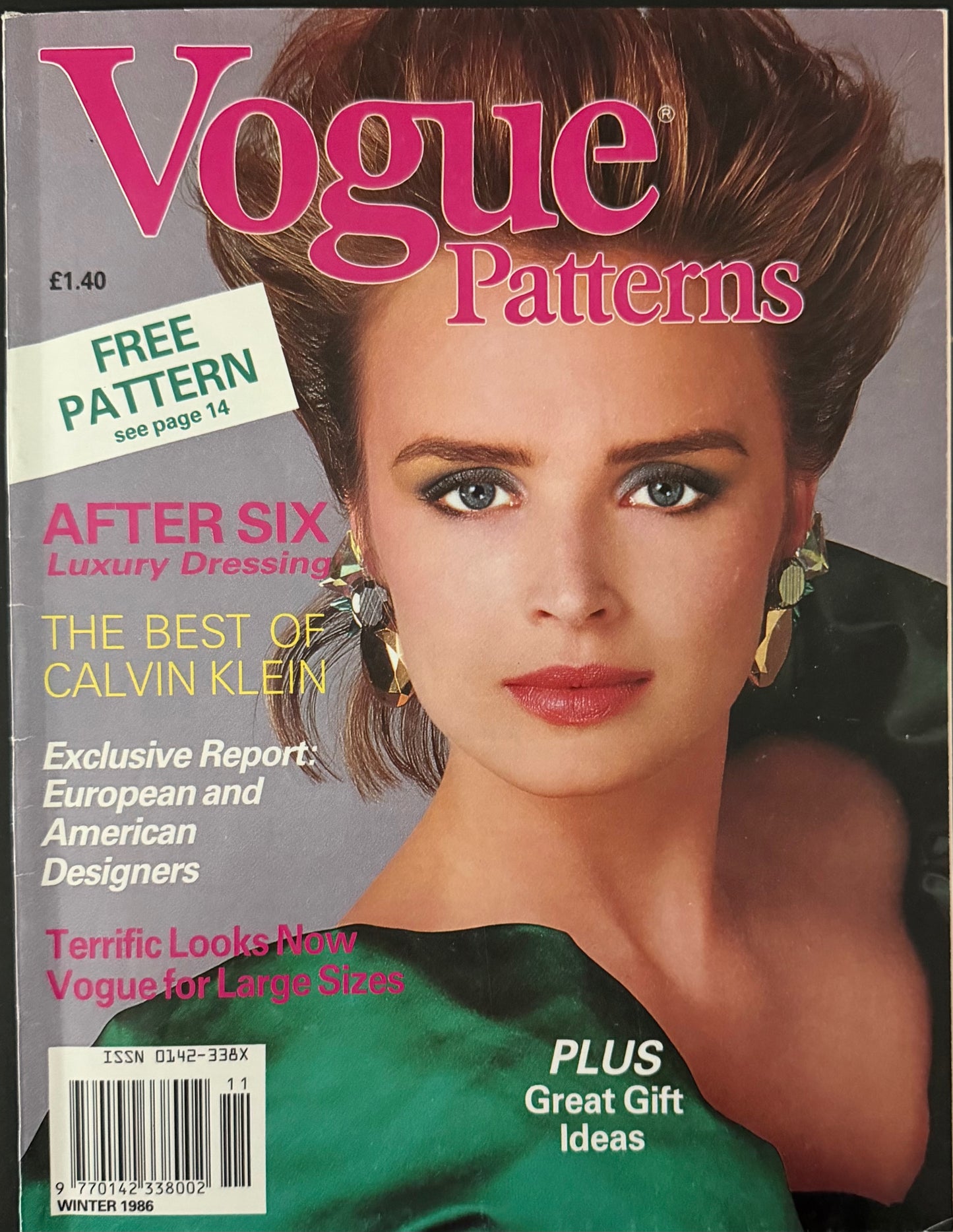 Vogue Pattern Book/Vogue Patterns Winter 1986