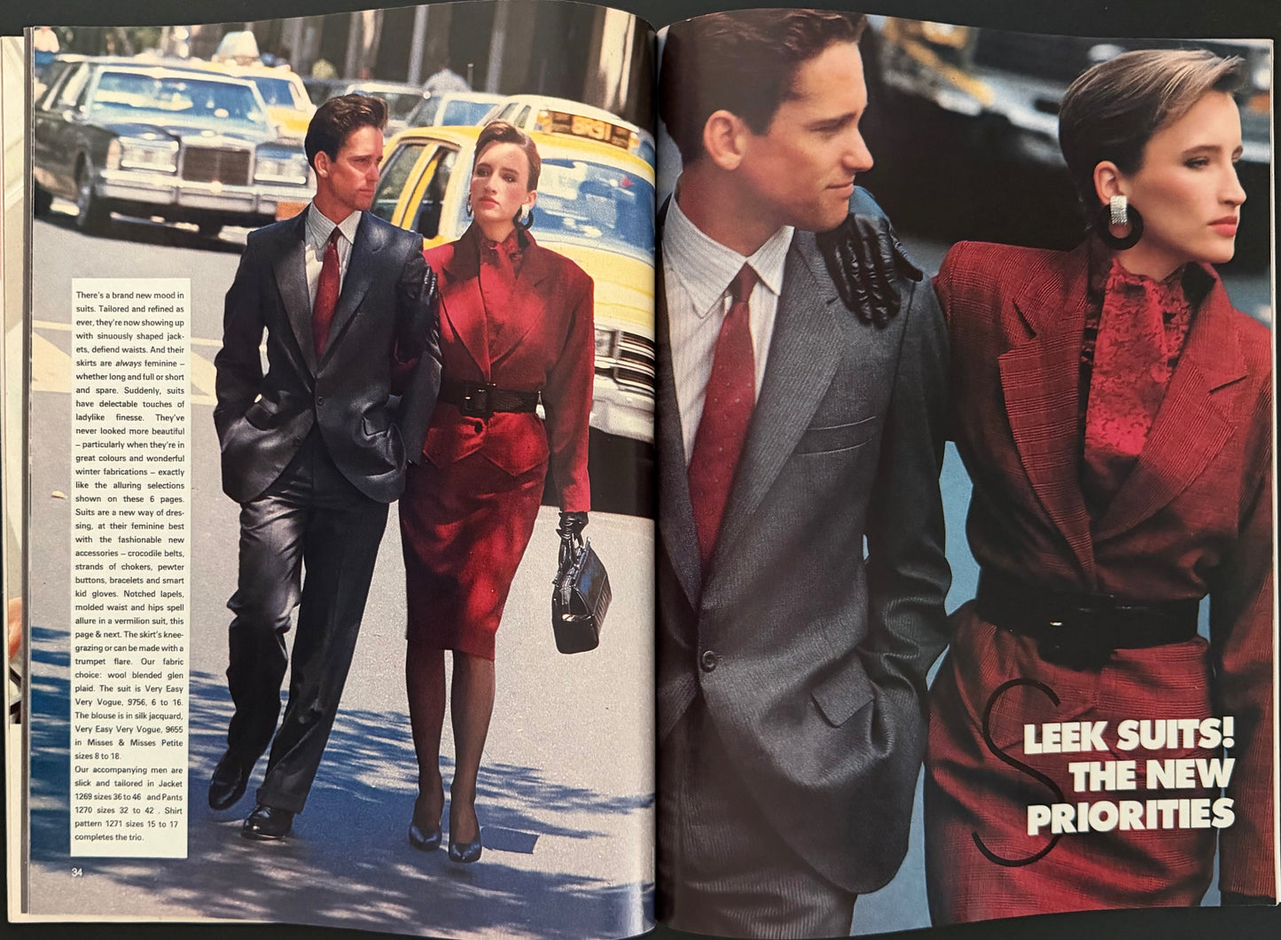 Vogue Pattern Book/Vogue Patterns Winter 1986