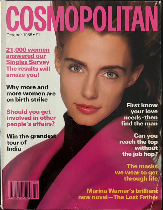 Cosmopolitan UK October 1988 - Roberta Chirko