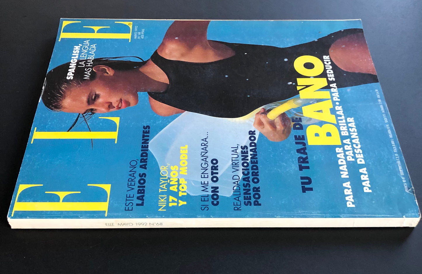 ELLE Spain May 1992 - Niki Taylor