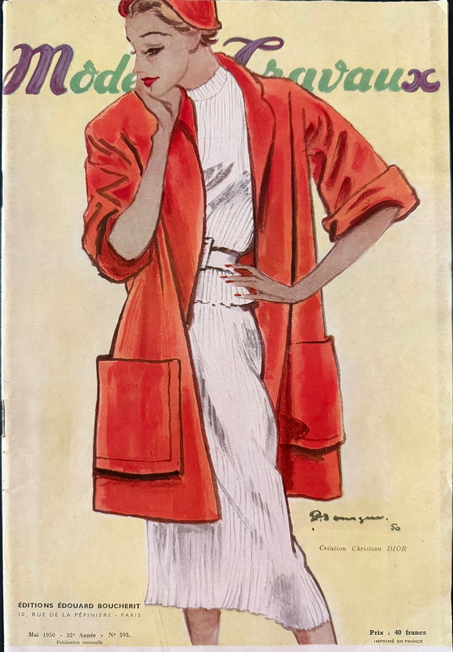 Modes et Travaux May 1950