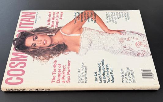 Cosmopolitan US March 1991 - Cindy Crawford - Francesco Scavullo